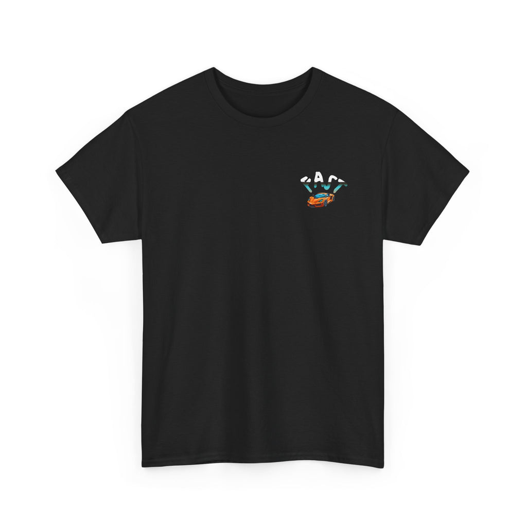 Racing Glitch Tee — Retro Speed Car Graphic T-Shirt
