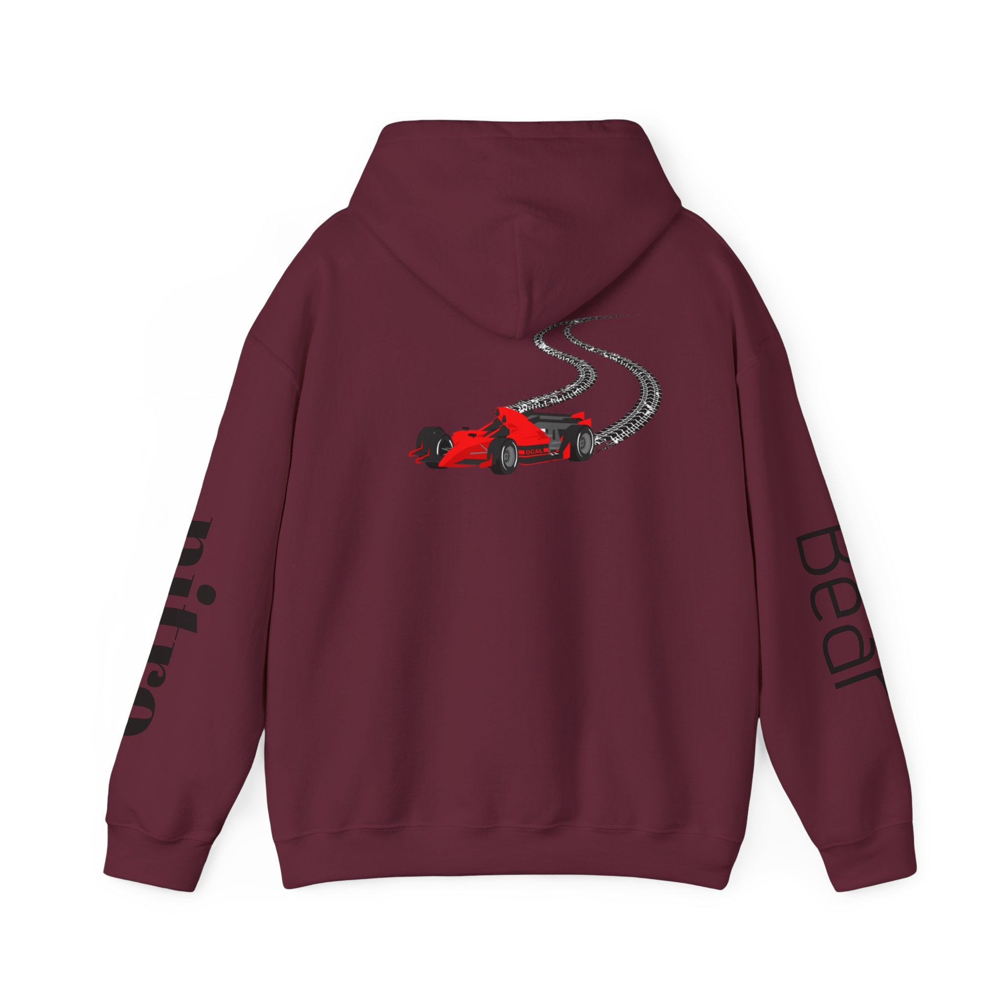 Nitro Bear Co. Racing Hoodie — Drift Car Graphic Pullover