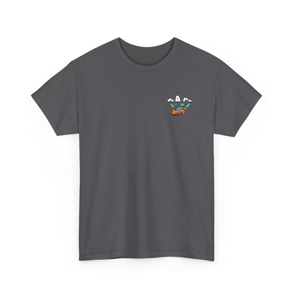 Racing Glitch Tee — Retro Speed Car Graphic T-Shirt