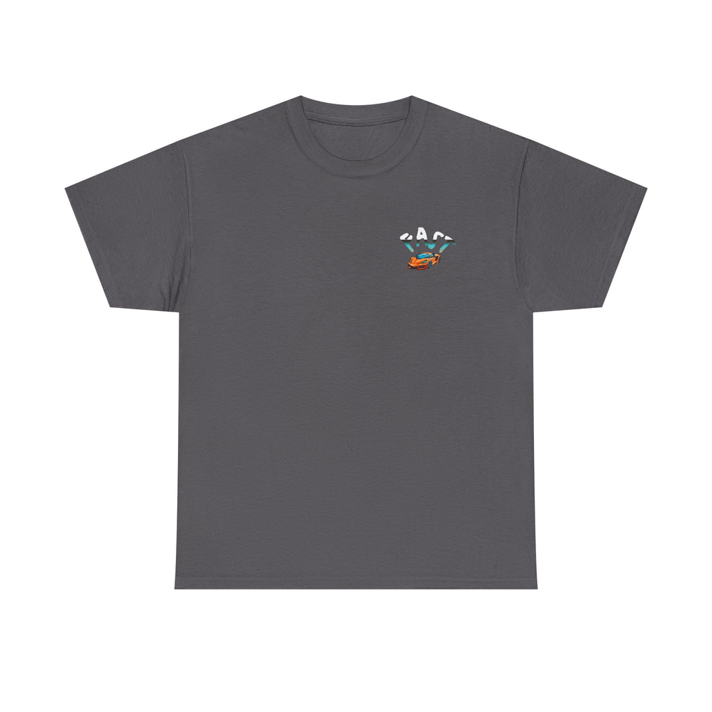 Racing Glitch Tee — Retro Speed Car Graphic T-Shirt