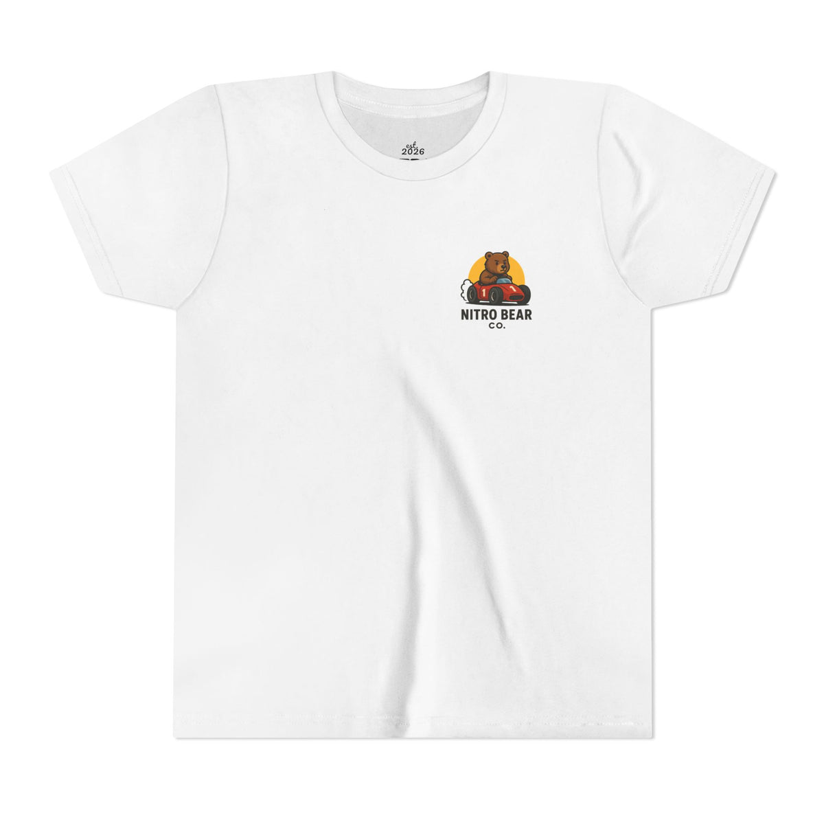 Youth Tee - Nitro Bear Co. Kids Racing Bear Logo T-Shirt