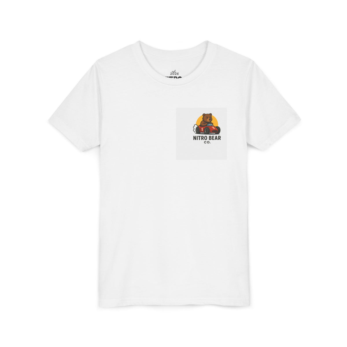 Youth Tee - Nitro Bear Co. Kids Racing Bear Logo T-Shirt